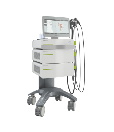 STORZ Ultra SD1 shockwave therapy device at Nucellin Orthopedic Clinic in Seoul